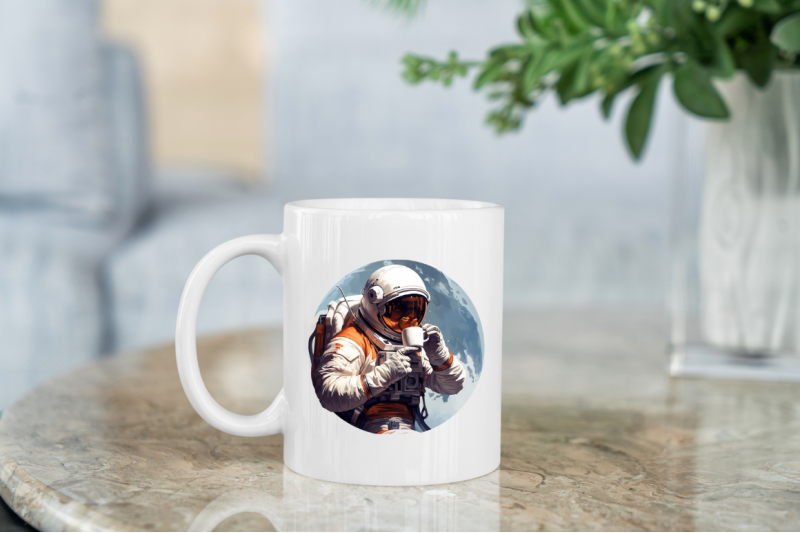 astronaut-drinking-coffee-clipart-bundle