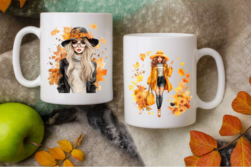 autumn-fashion-girl-sublimation-clipart-bundle