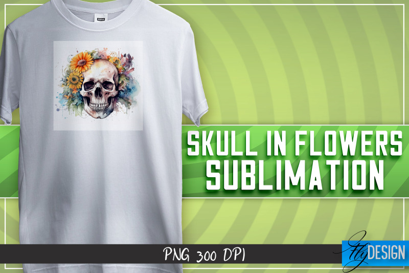 skull-in-flowers-sublimation-t-shirt-design-happy-design