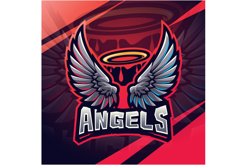 angel-wings-esport-mascot-logo-design