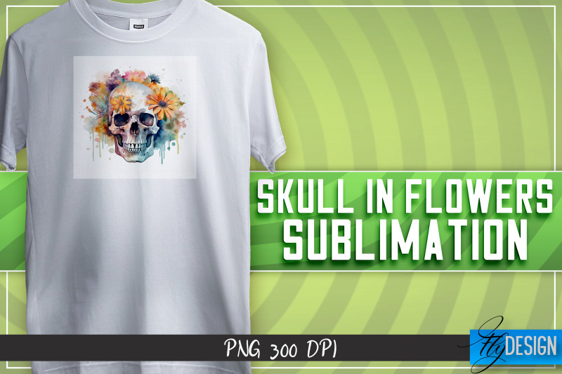 skull-in-flowers-sublimation-t-shirt-design-happy-design