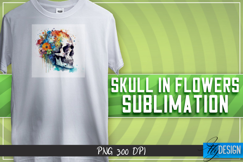 skull-in-flowers-sublimation-t-shirt-design-happy-design