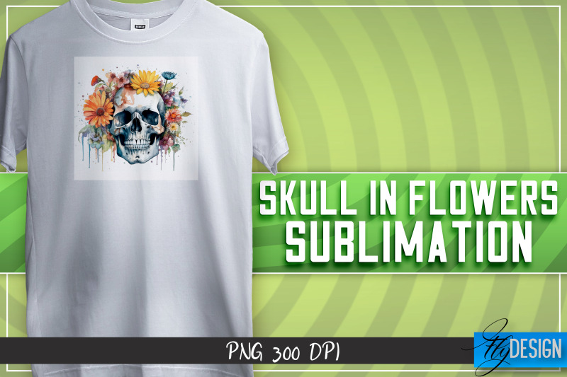 skull-in-flowers-sublimation-t-shirt-design-happy-design