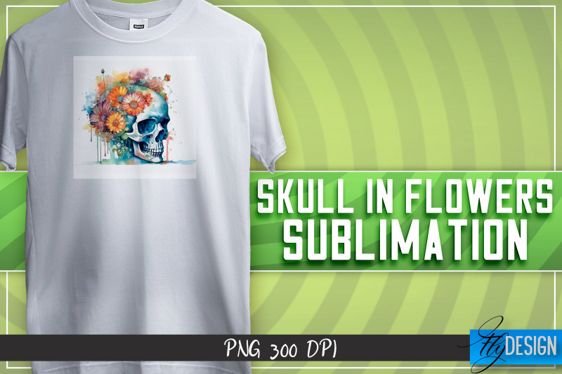 skull-in-flowers-sublimation-t-shirt-design-happy-design