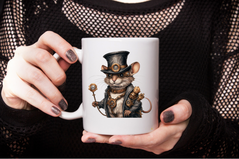 steampunk-animals-collection-sublimation