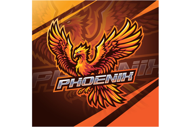 phoenix-esport-mascot-logo-design