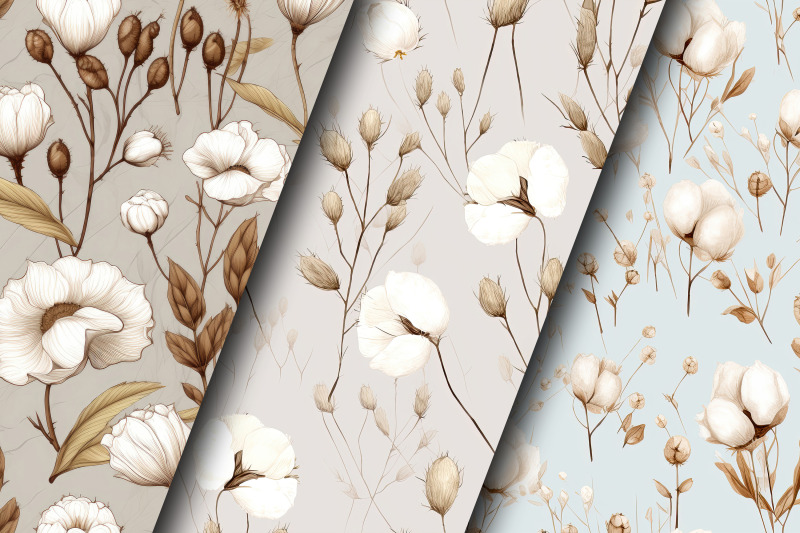 cotton-flowers-seamless-pattern-digital-paper