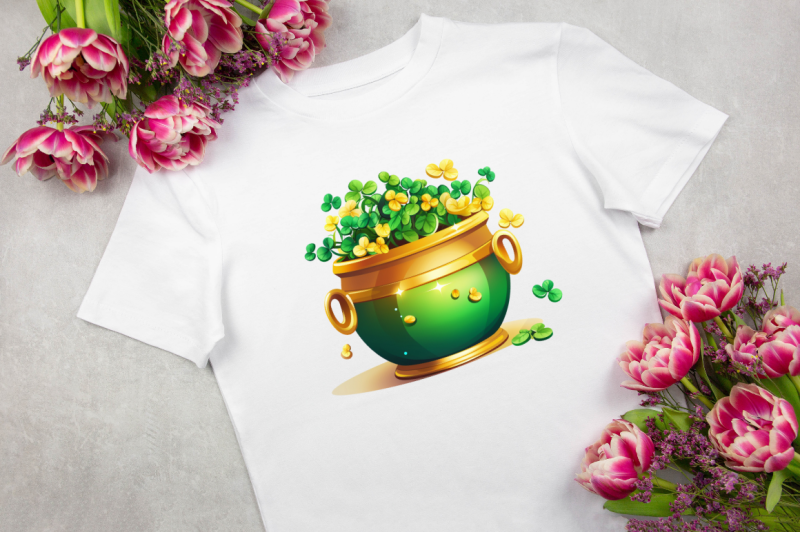 cute-pot-of-gold-st-patricks-day-clipart-bundle