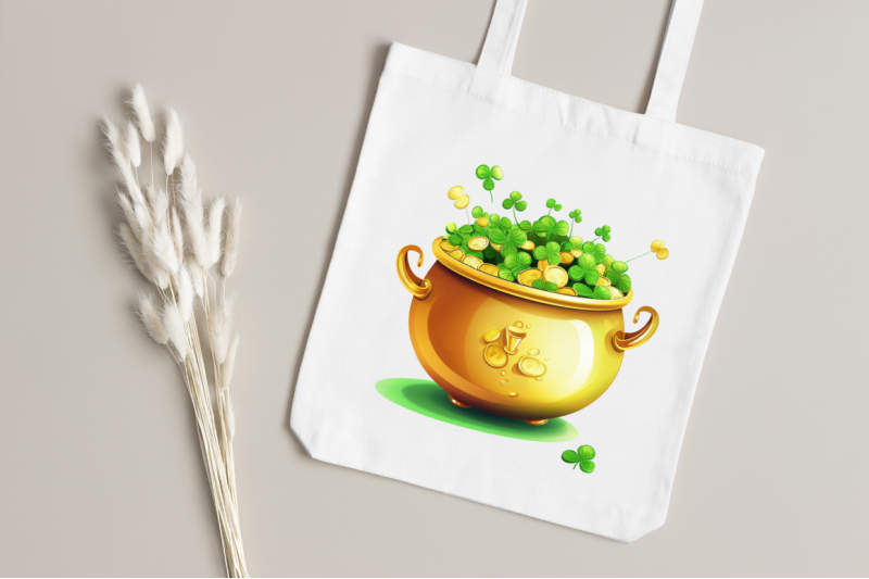 cute-pot-of-gold-st-patricks-day-clipart-bundle