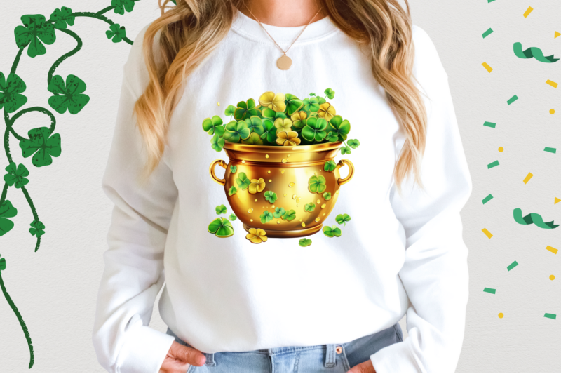 cute-pot-of-gold-st-patricks-day-clipart-bundle