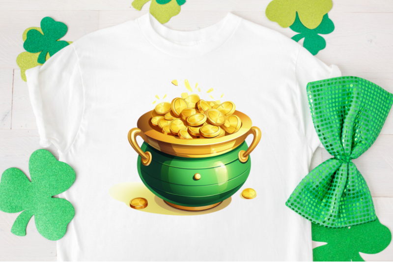 cute-pot-of-gold-st-patricks-day-clipart-bundle