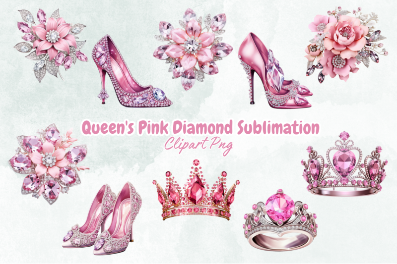 queen-039-s-pink-diamond-sublimation-clipart