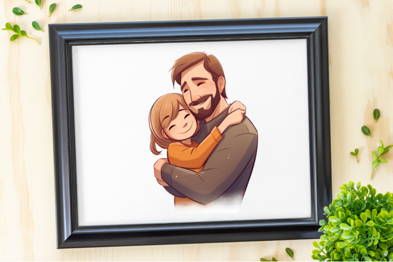 dad-and-daughter-father-039-s-day-clipart