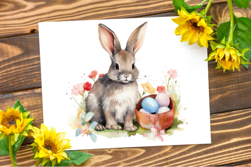 easter-bunny-watercolor-clipart-bundle