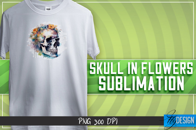 skull-in-flowers-sublimation-t-shirt-design-happy-design