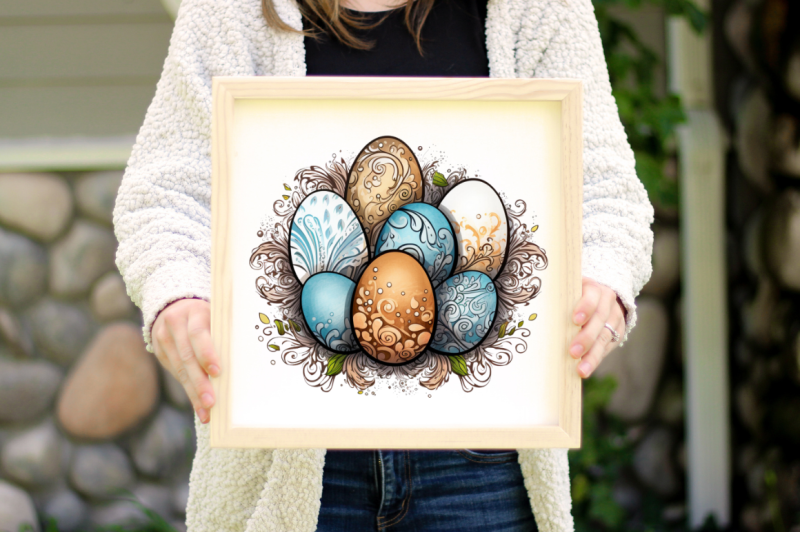 eggs-easter-day-sublimation-single-clipart