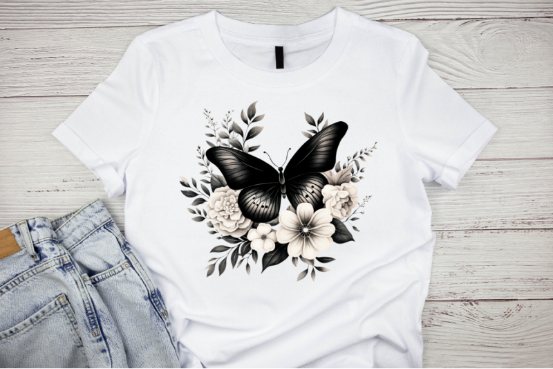 floral-black-butterfly-clipart-bundle