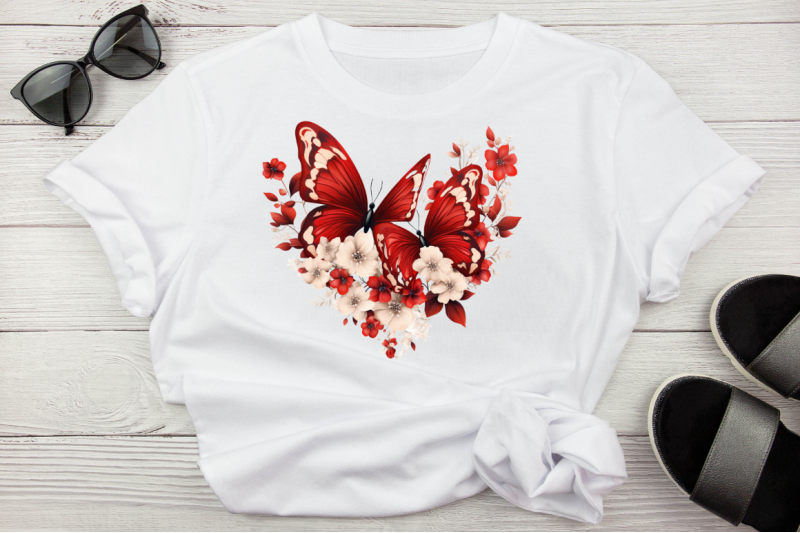 floral-red-butterfly-couple-clipart-bundle