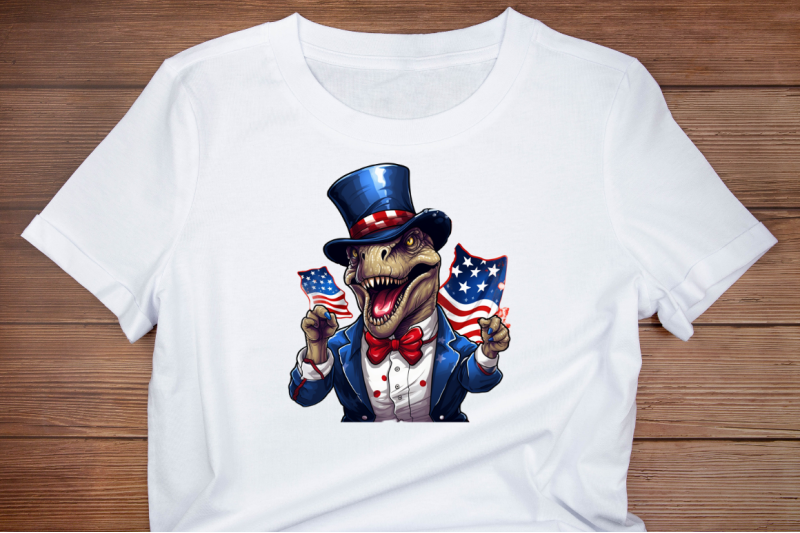 funny-4th-of-july-t-rex-sublimation-clipart-bundle