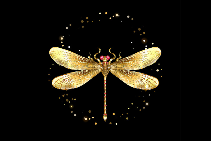 gold-dragonfly