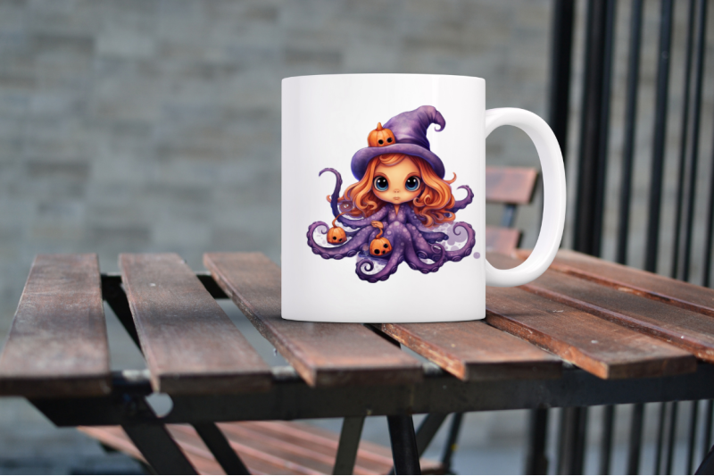 octopus-witch-sublimation-clipart-bundle