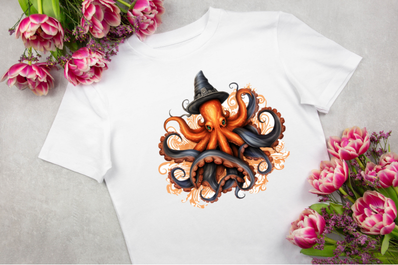 octopus-witch-sublimation-clipart-bundle