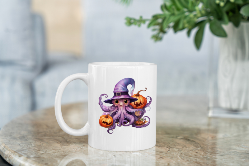 octopus-witch-sublimation-clipart-bundle