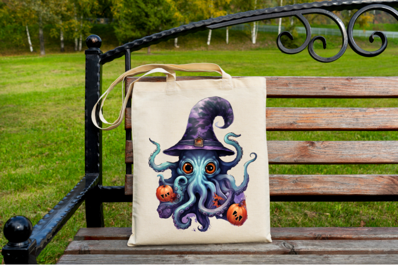 octopus-witch-sublimation-clipart-bundle