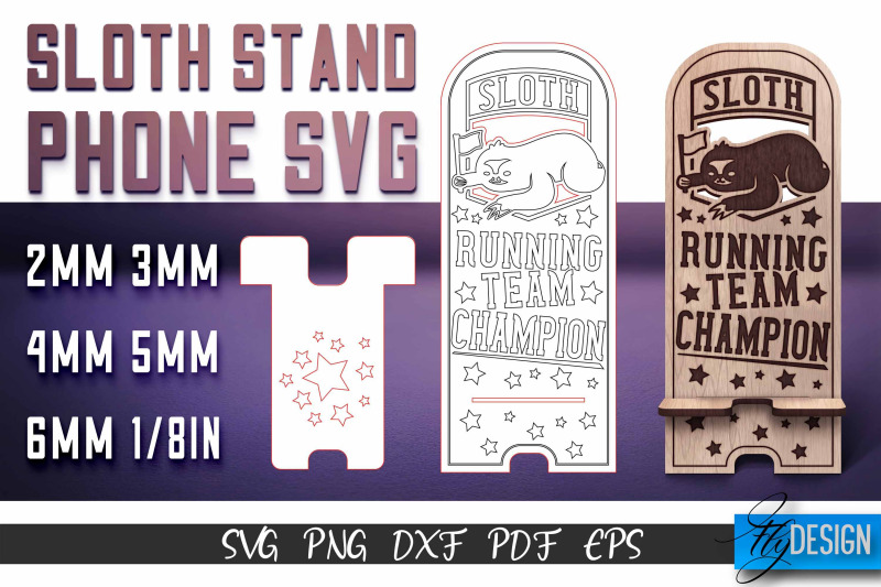 sloth-stand-phone-svg-svg-design