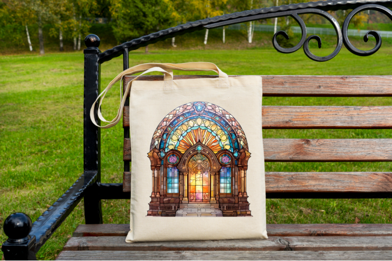 old-building-stained-glass-sublimation-bundle