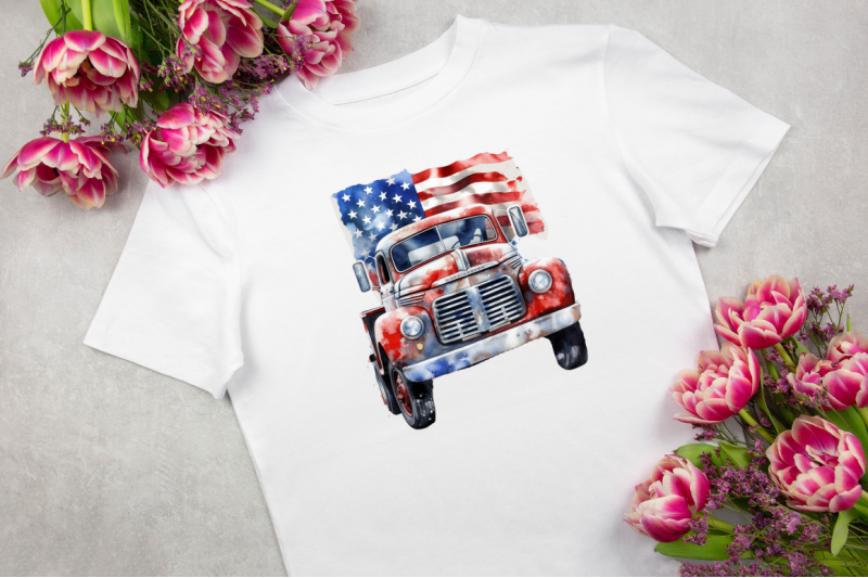 patriotic-truck-sublimation-clipart-bundle