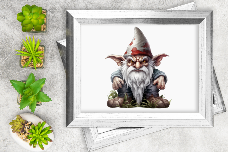 scary-gnome-sublimation-clipart-bundle