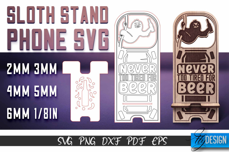 sloth-stand-phone-svg-svg-design