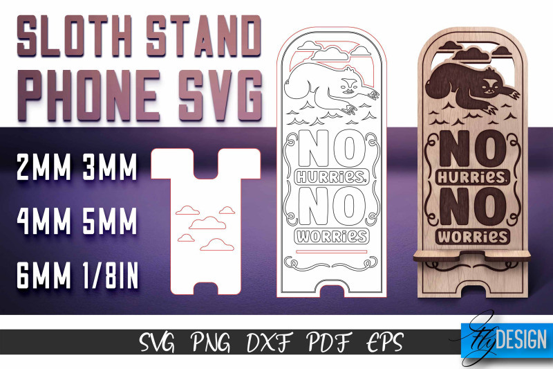 sloth-stand-phone-svg-svg-design