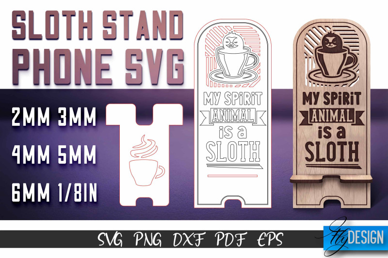 sloth-stand-phone-svg-svg-design