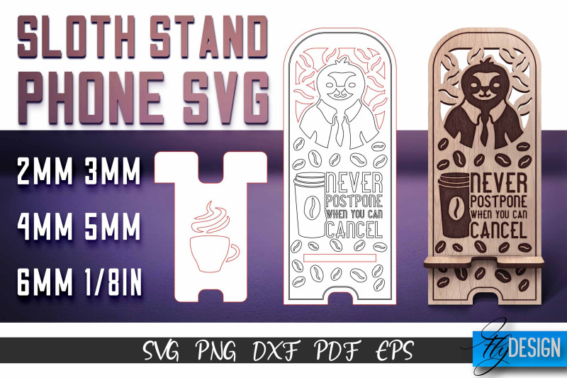 sloth-stand-phone-svg-svg-design