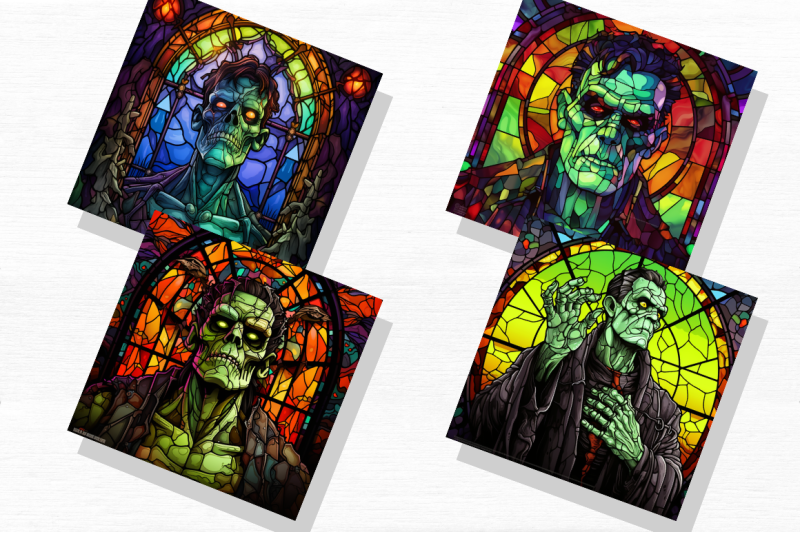 halloween-stained-glass-frankenstein-clipart-bundle