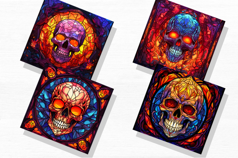 fiery-skulls-halloween-stained-glass-bundle