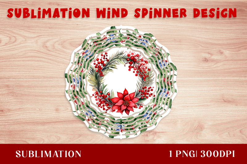 watercolor-christmas-poinsettia-wind-spinner