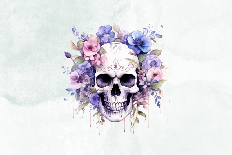 floral-skull-watercolor-sublimation