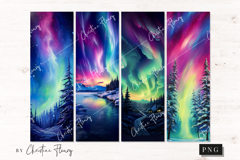 northern-lights-printable-bookmark