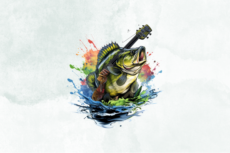 gone-bass-fishing-sublimation-clipart