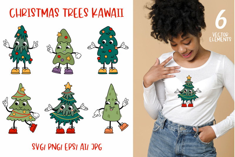 kawaii-christmas-trees-set-of-christmas-svg-illustrations-png