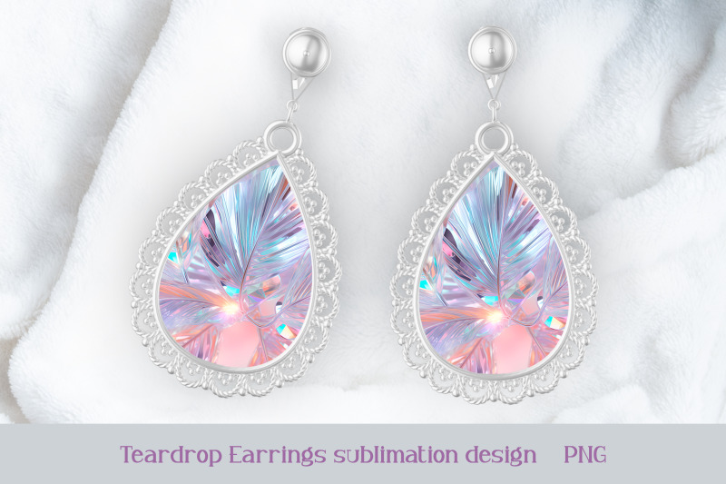 iridescent-leave-earrings-sublimation-boho-earring-template