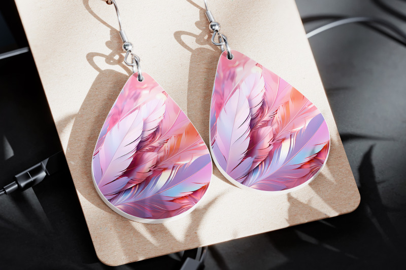 pastel-feathers-earrings-sublimation-boho-earring-template