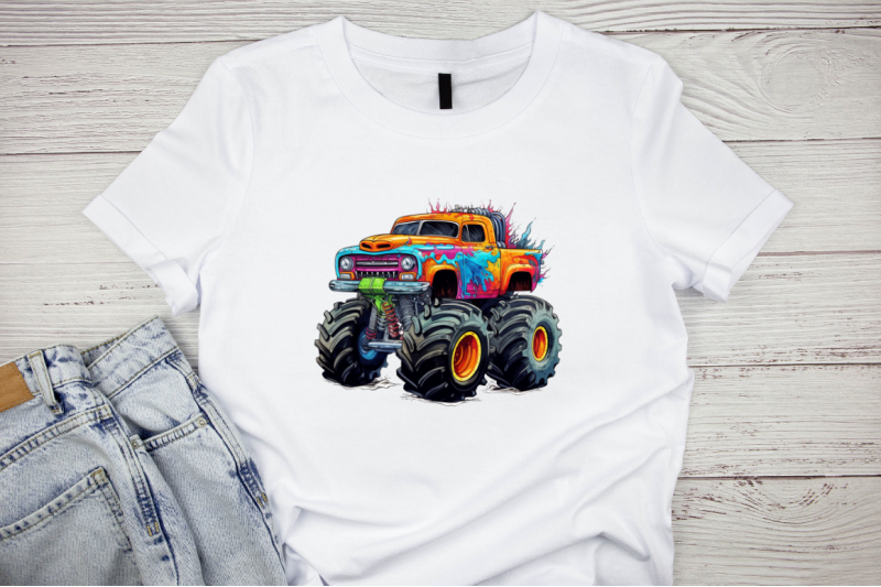 vintage-monster-truck-sublimation-bundle