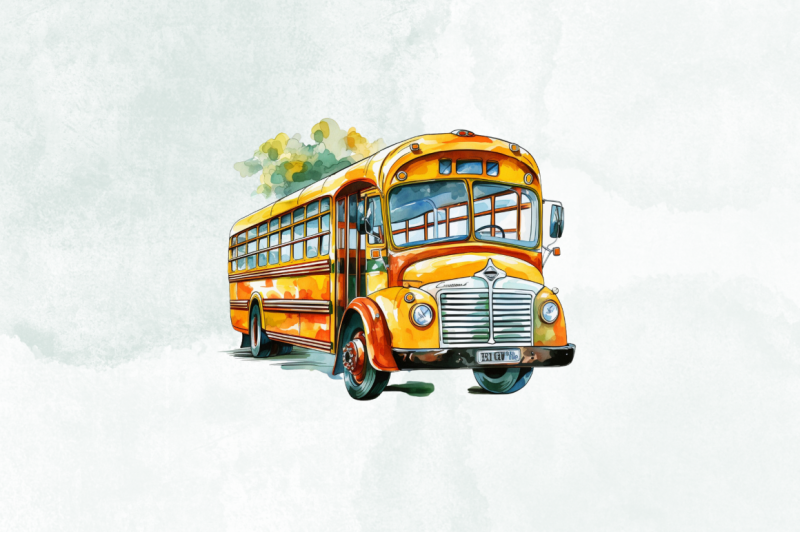 bus-school-sublimation-clipart-bundle