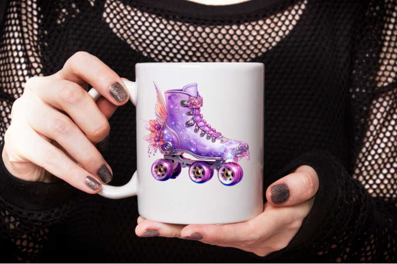 fairy-roller-skates-sublimation-clipart