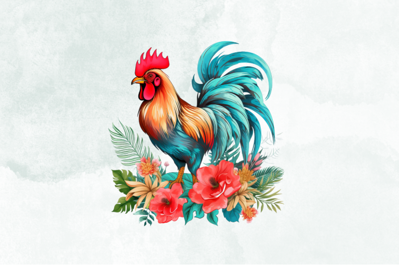 rooster-sublimation-clipart-bundle