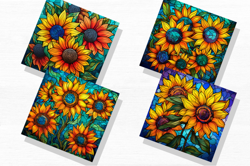 stained-glass-sunflowers-sublimation-bundle